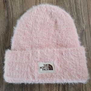 The North Face Soft Pink Fuzzy Hat